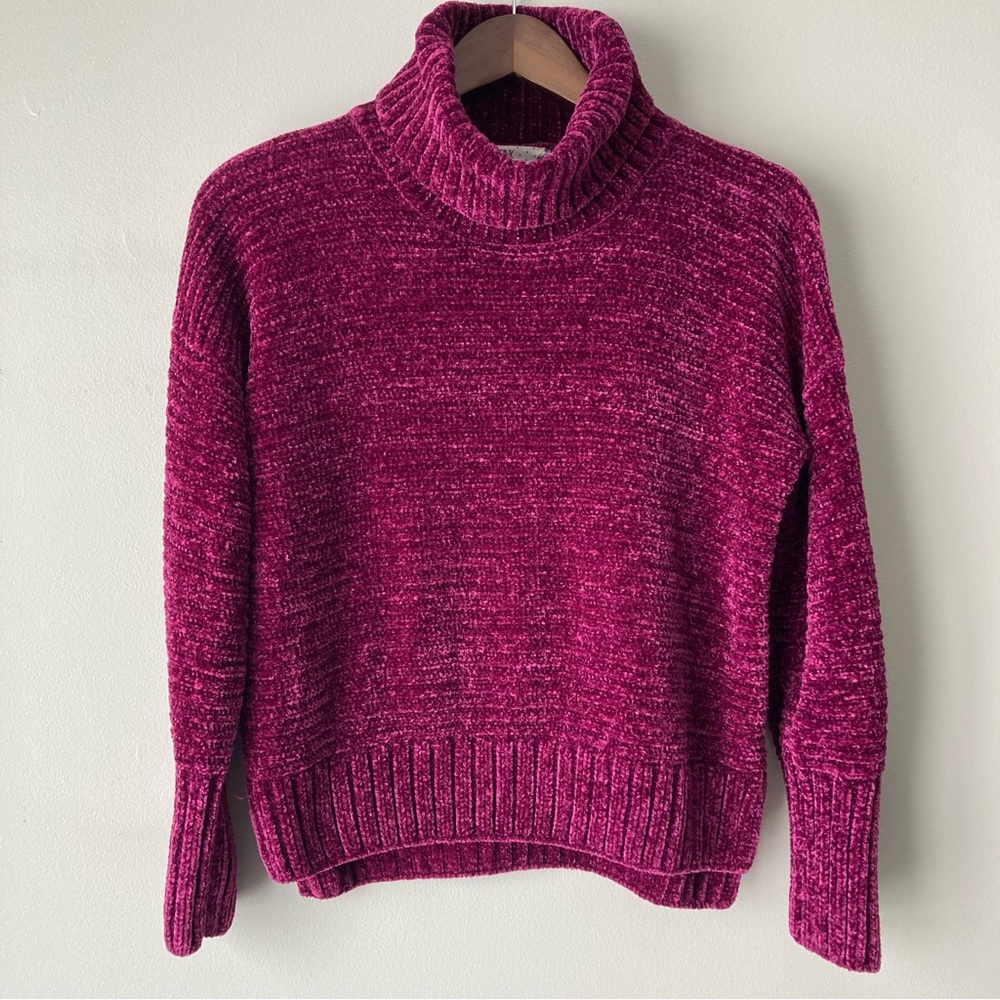 Pink Rose Super Soft‎ Comfy Turtleneck Sweater Deep Pink Women’s Medium